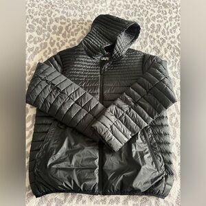 mens hooded puffer jacket